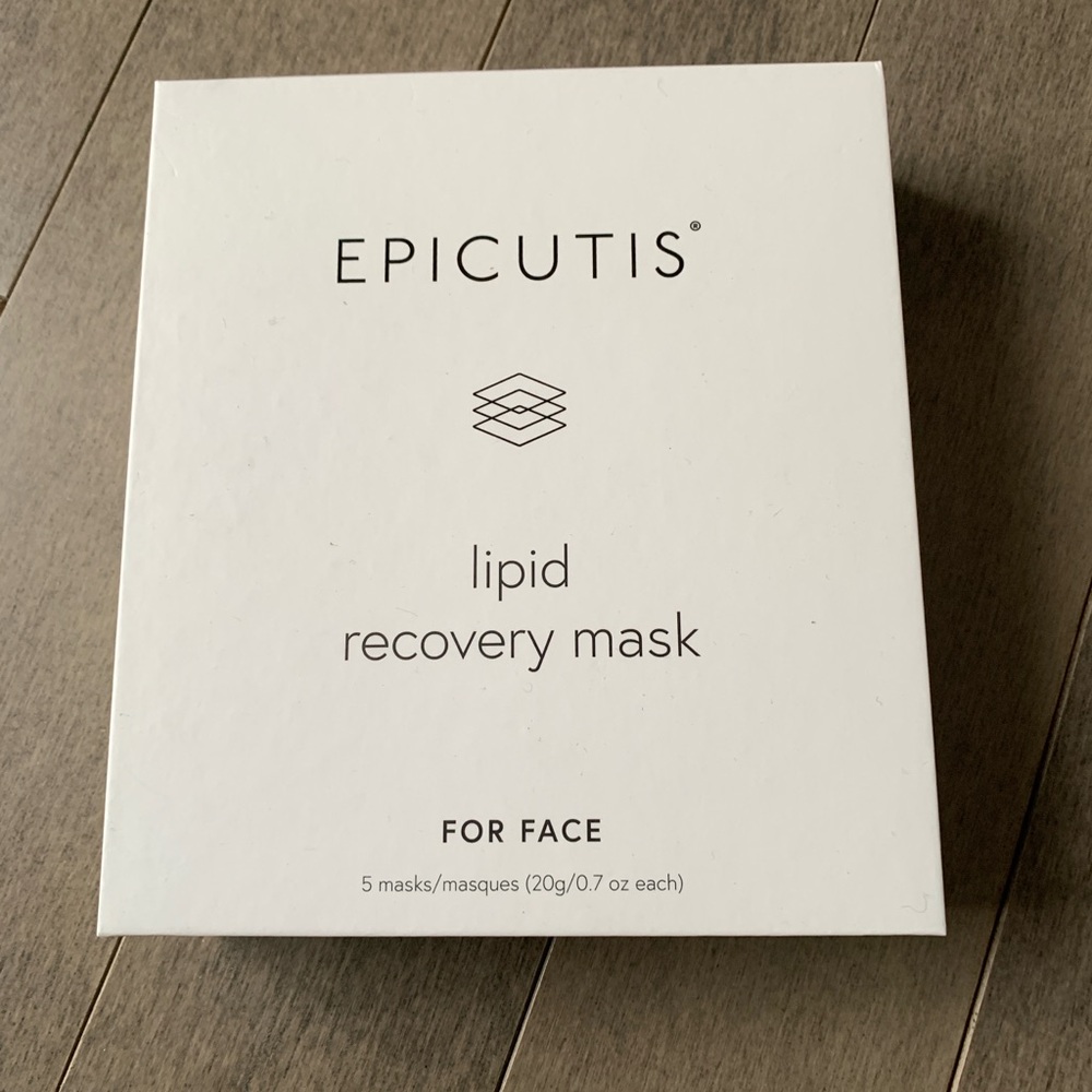EPICUTIS Lipid Recovery Mask (Face) - 5 Pack BNIB Sealed Exp 05/2028